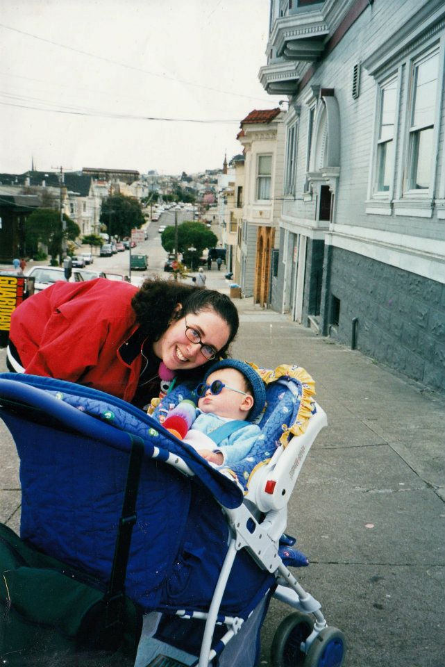 Susan and Jake in San Francisco in 1999.