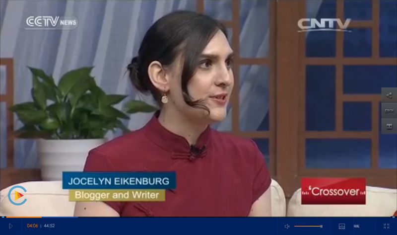 Jocelyn Eikenburg on CCTV Crossover_closeup