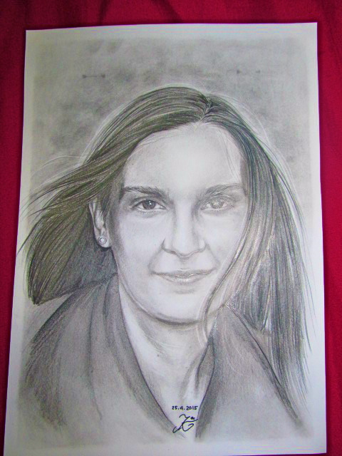 Anna Zech's portrait of me